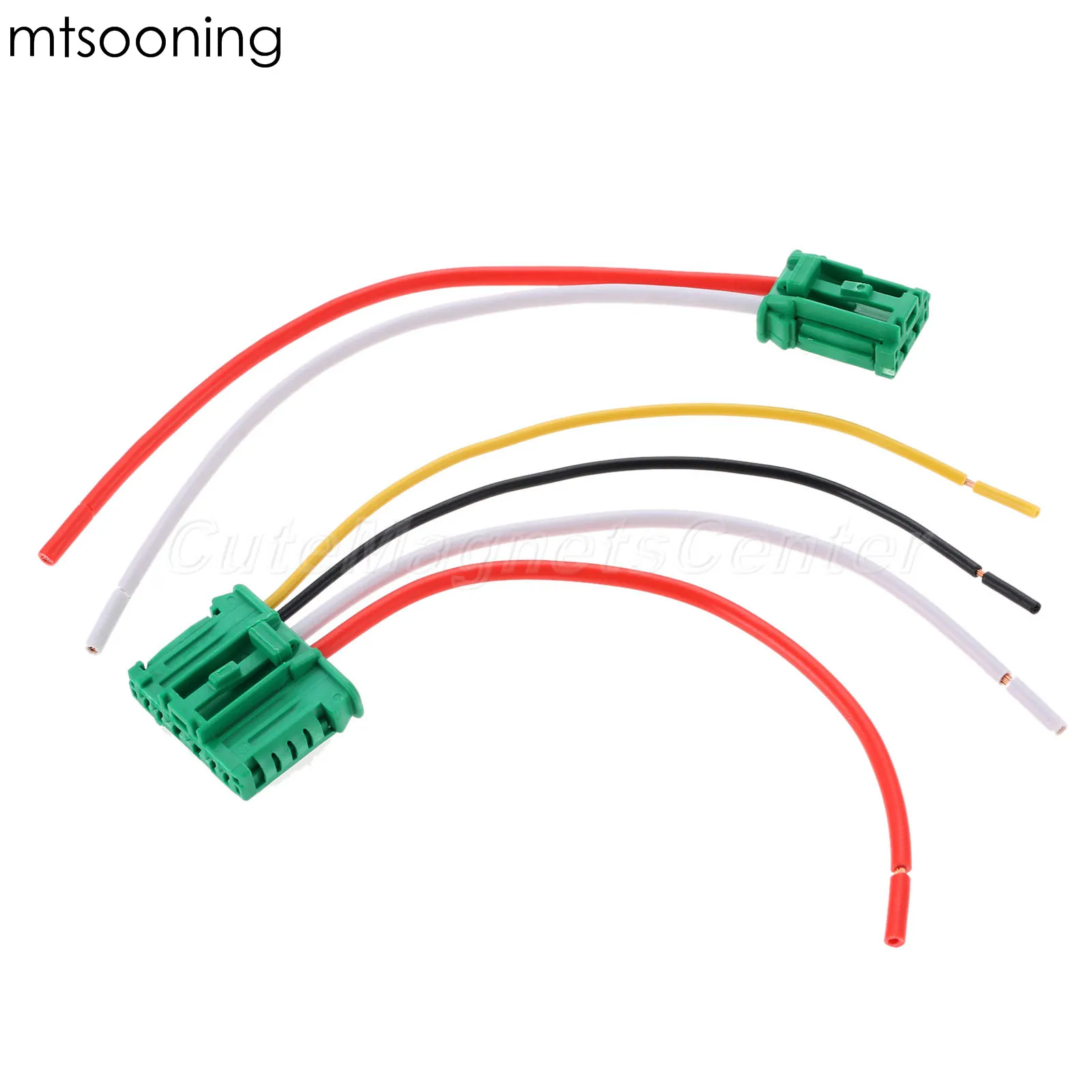 

mtsooning 2x Heater Fan Control Module Resistor Plug with 6 wires for Renault Twingo Scenic II Megane Peugeot 406 Citroen C5 C3