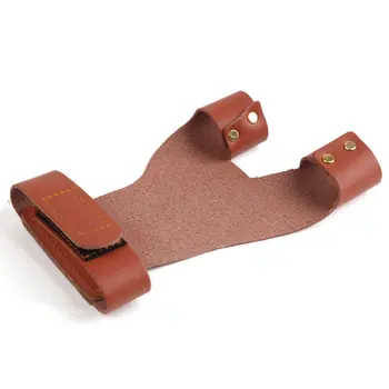 

Archery Finger Glove for Outdoor Hunting Shooting Bow Arrows Accessories Brown Leather Finger Protector Protection Left Hand New