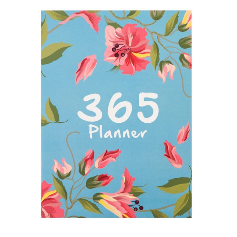 DIY 365 дней план журналов ежемесячный недельный планировщик по расписанию блокнот А4 эффективность руководство записная книжка офисные принадлежности