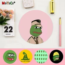 

MaiYaCa Custom Funny The Frog Pepe Face Crying Happy Comfort Mouse Mat Gaming Mousepad Top Selling Wholesale Gaming Pad mouse