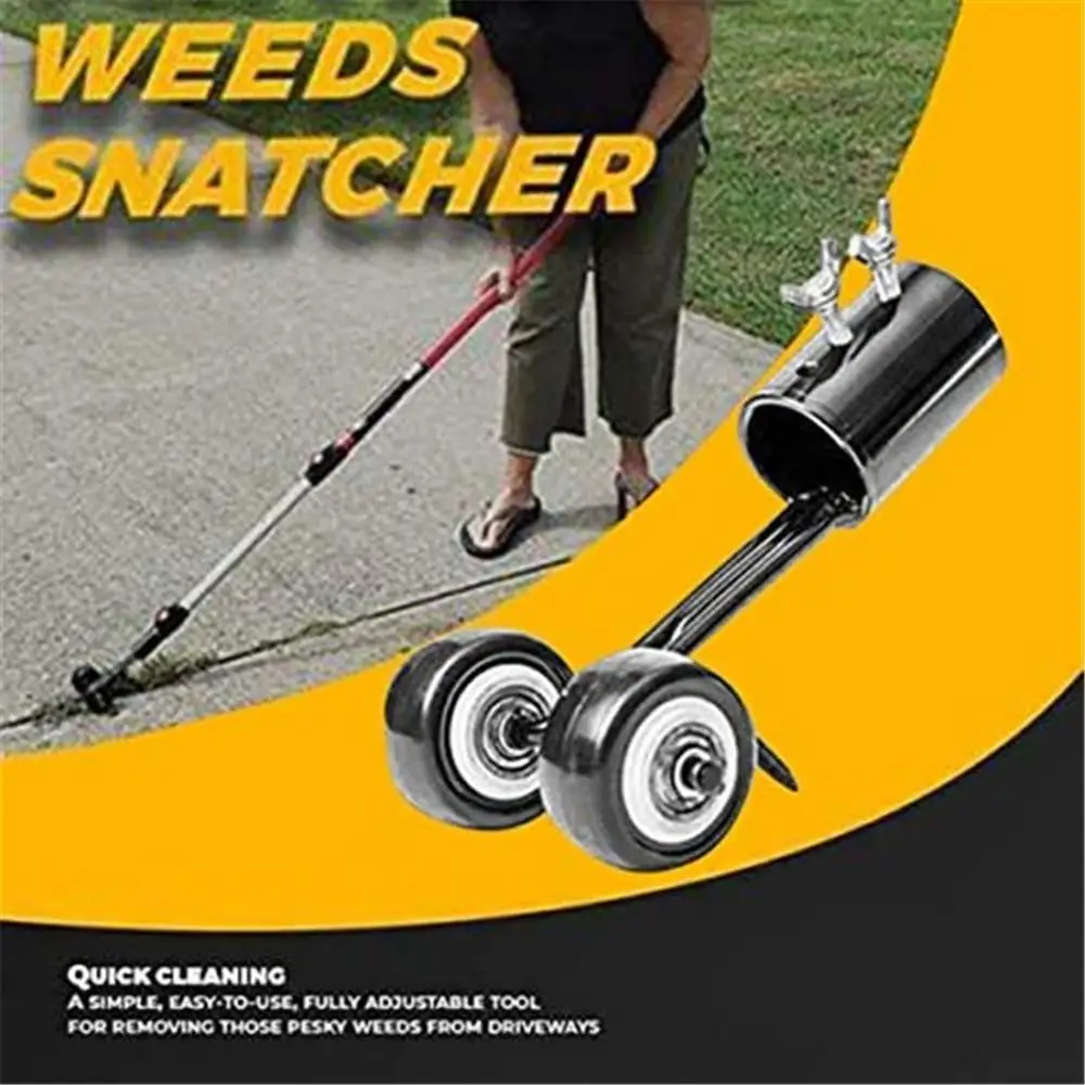 Weeds Snatcher Weeder With Wheel Weed Puller Tool Remove Gardening Grass Tr BRPF 