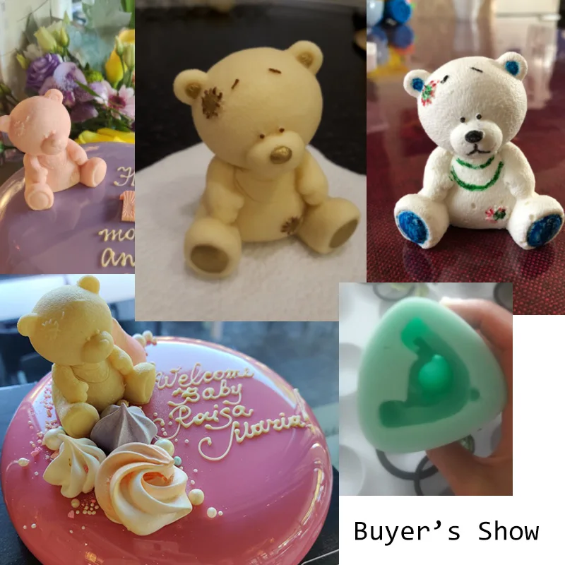 3D искусственные животные силиконовая форма сделай сам Рождество искусственное