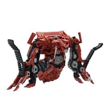 AOYI H6001-8A Transformation Toy Strong Roaring Action Movie Figure Model PVC 18cm Bulldozer Deformation Car Robot BMB SS Series