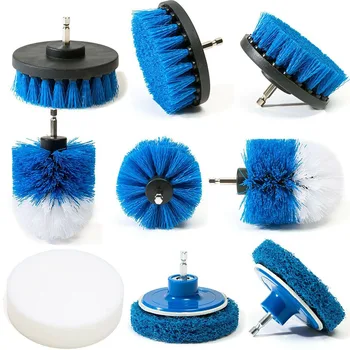 

4 Piece Scrub Drill Brush Multi-Purpose Deep Cleaning Kit Drilling Brush Clean Up Kit Accessories Parts