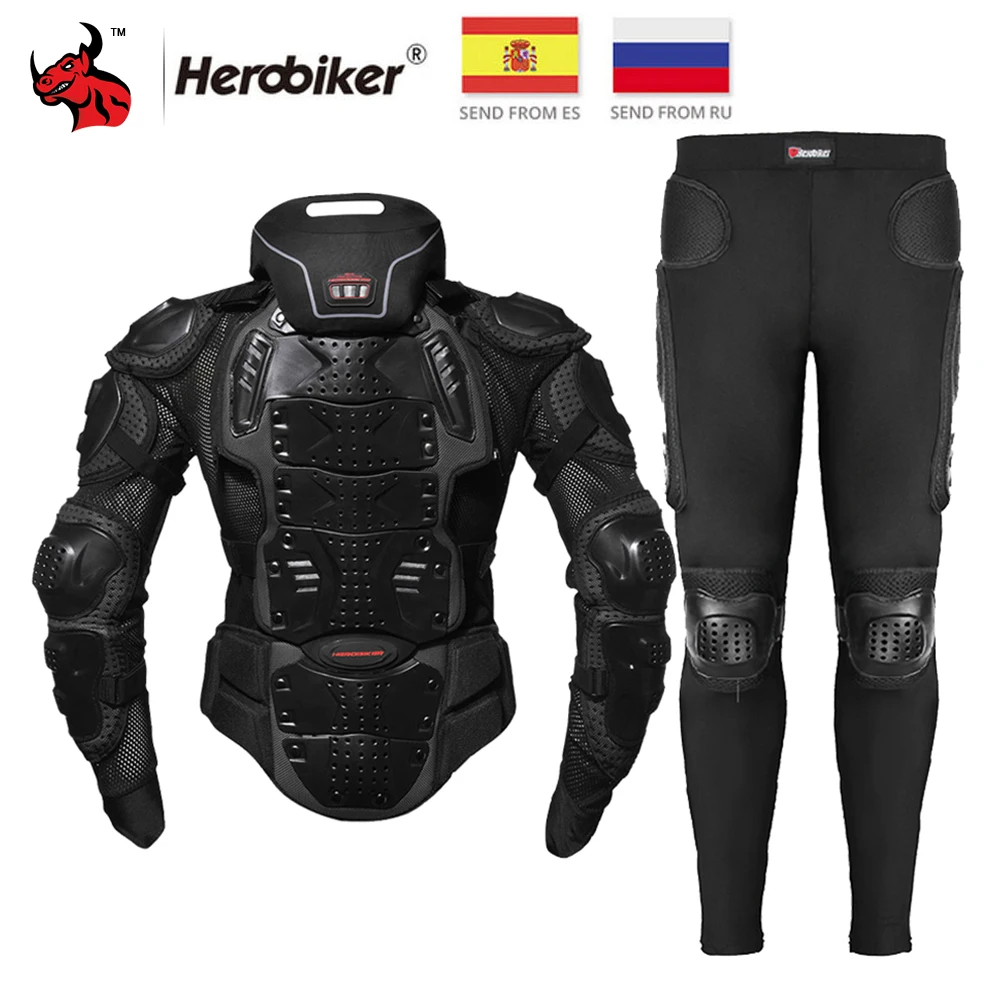 Защитная мотокуртка HEROBIKER для гонок бронированная куртка мотокросса с защитой шеи|protector jacket|jacket motorcycle jacketjacket