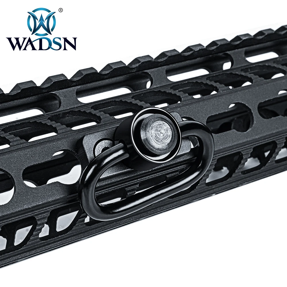 WADSN высококачественный металлический Keymod QD Sling Mount Adapter Для Picatinny Keymod Rail охотничьи оружейные крепления для прицела аксессуары ME04032