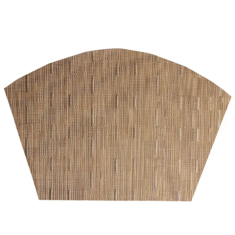 Противоскользящий Теплоизоляционный ПВХ бамбуковый узор Коврик для обеденного стола нескользящий коврик для кухни, принадлежности - Цвет: C