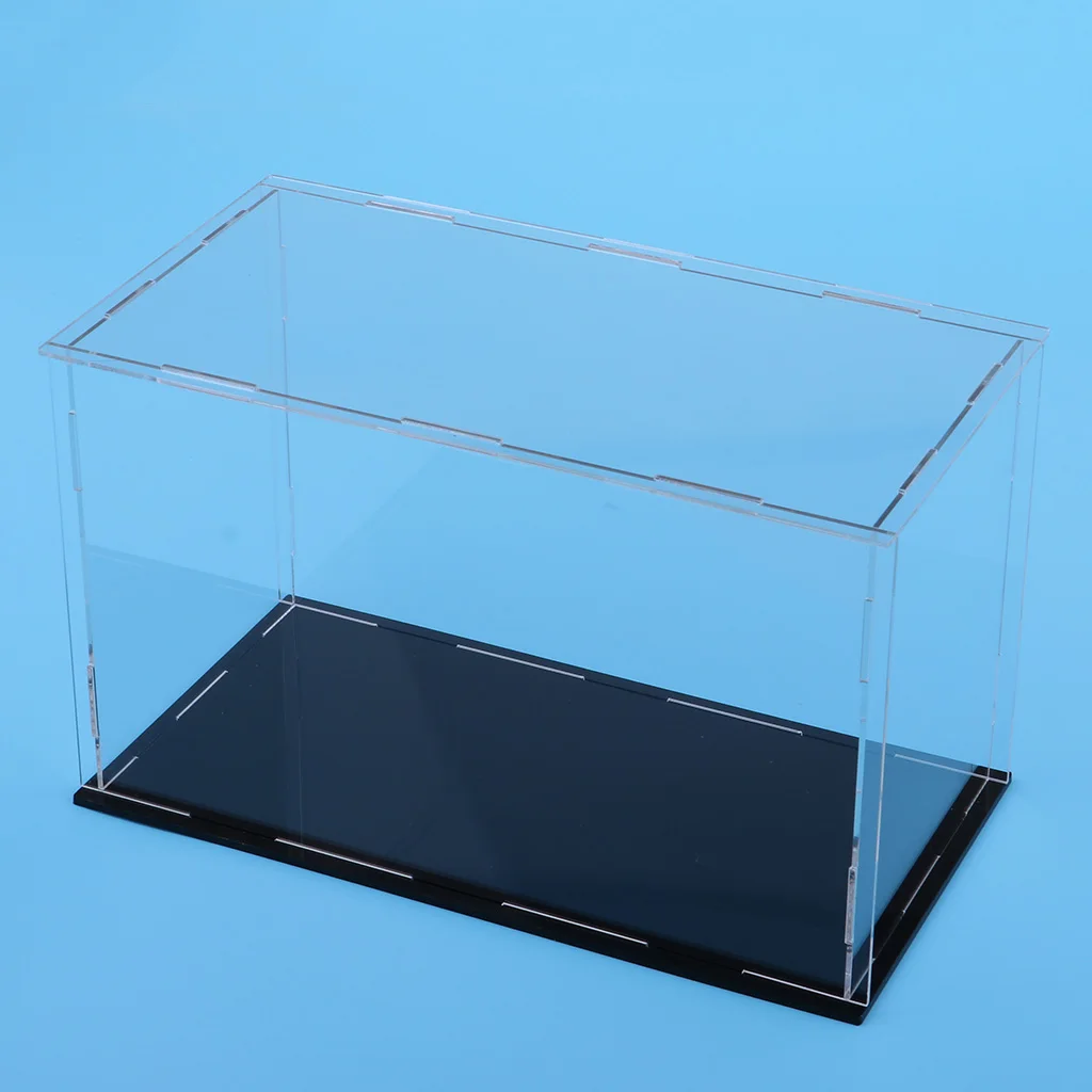 9x5x6`` Transparent Acrylic Display Case Dustproof Assembled Model Show Box