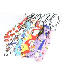 Персонализированный Модный повседневный Детский галстук с принтом для мужчин и женщин