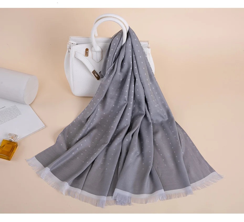 Polka Dot Long Satin Silk Scarf Women Kerchief Foulard Femme Stoles Neck Head Chiffon Shawl Hijab Women Scarf For Ladies