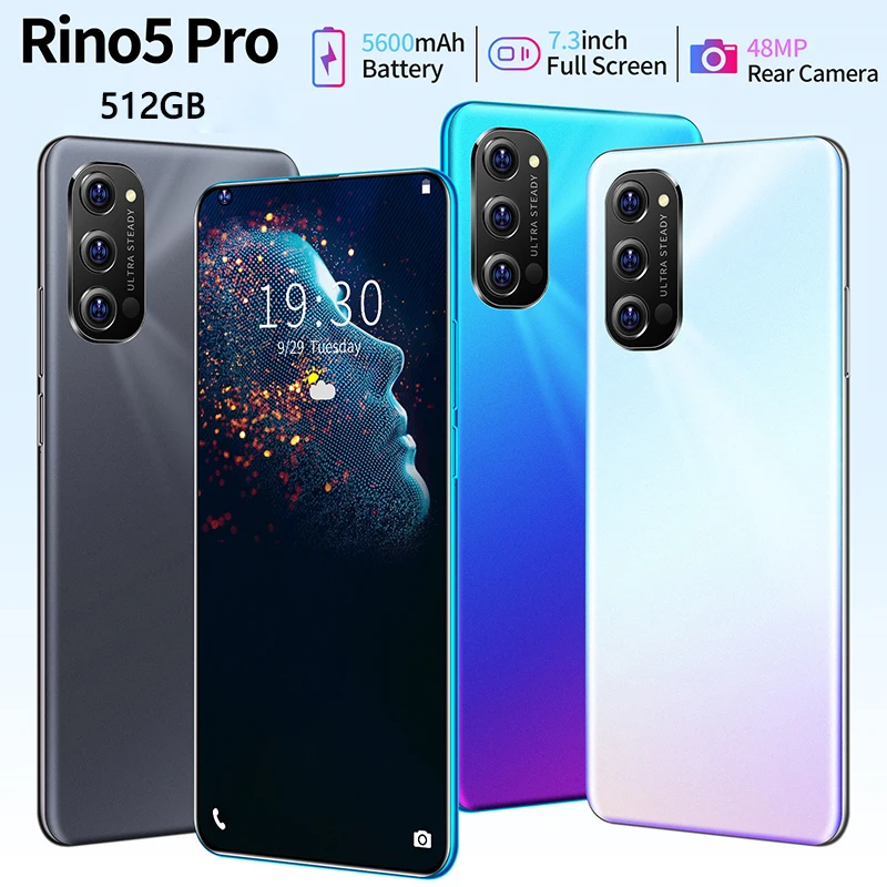 Global Rino 5 Pro 7.3 Inch Smartphone FullScreen