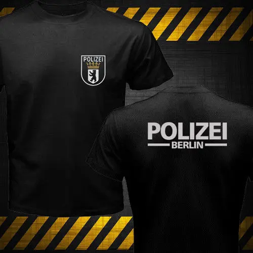Германия города Берлине специальный полиции Bundespolizei Gsg 9 футболка с принтом