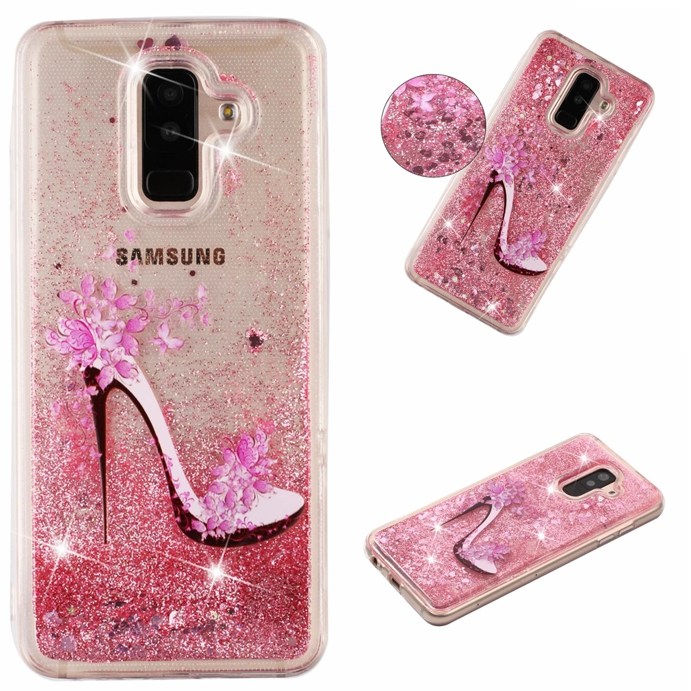 Чехол для Samsung Galaxy A6 Plus J8 2018 Jean + задняя крышка A605 J810 чехол с мультипликационным