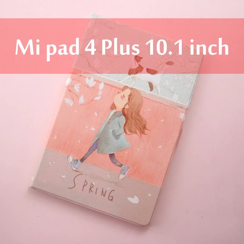 Модный раскрашенный флип-чехол для Xiaomi mi pad 4 Plus, чехол 10,1 дюймов, чехол для планшета, чехол для Xiaomi mi pad 4 Plus/mi pad4 Plus 10,1 - Цвет: 4