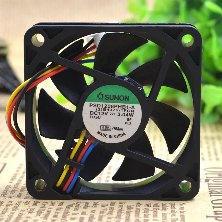 6015 PSD1206PHB1-A 12V 3,04 W защиты электродвигателя Вентилятор охлаждения