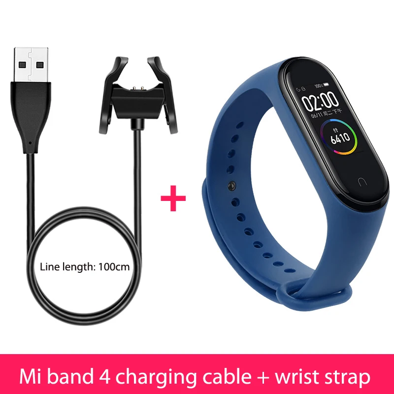 Зарядка для Xiaomi mi Band 4 силиконовый ремешок зарядный кабель Сменное зарядное устройство mi Band 4 nfc аксессуары для зарядки - Цвет: 3565