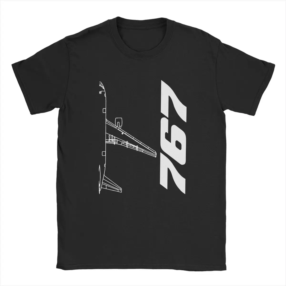 FACT Tシャツ Lサイズ Cotton Neck Clothes | Boeing Clothes 767 | Mens Shirt Boeing