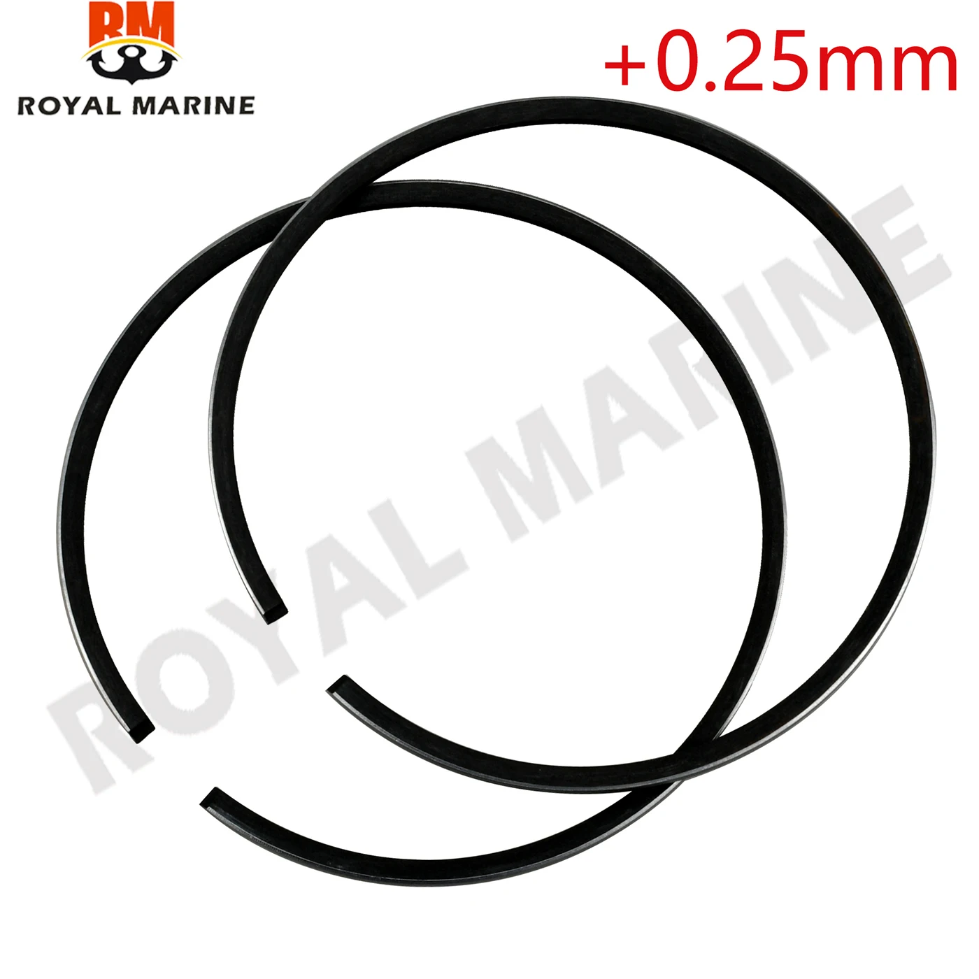 

12140-94400-025 RING SET,PISTON (+0.25) for Suzuki outboard motor 2T DT40 DT40C boat engine parts +0.25mm