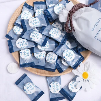 

50x Disposable Compressed Face Towel Tablet Coin Tissue Home Salon Travel Camping Strong Decontamination Remove Makeup Cleaning