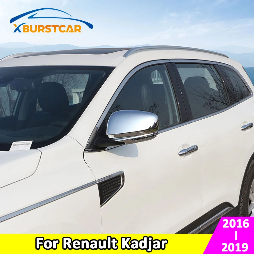 Xburstcar для Renault Kadjar 2016 2017 2018 2019 ABS хромированные Автомобильные Боковые очки заднего