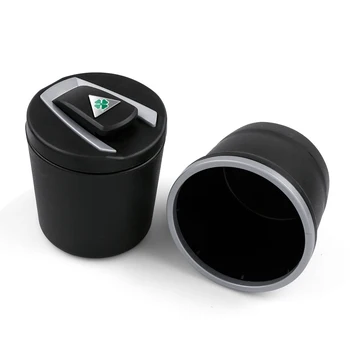 

Car ashtray LED Portable Truck Auto Office Cigarette Ashtray Cup Pen holder For Alfa Romeo Giulietta Giulia Mito Car styling