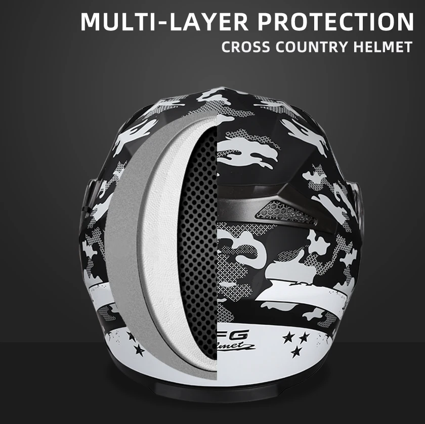 Бездорожье полушлем мото rcycle Casco DOT moto cross Профессиональный Полный лицевой мото rbike ATV горные гонки Dirt Bike для мужчин