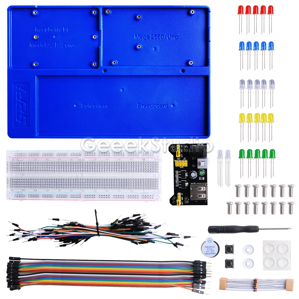 ABS эксперимент держатель комплект платформы макет для Raspberry Pi 4B/3B+/3B/2B/B+, Zero/W, Mega 2560