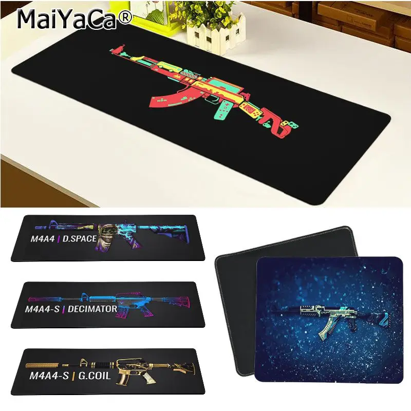 Maiya высокое качество Arms AK47 M4 пулемет для офисных мышей геймер мягкий коврик мыши