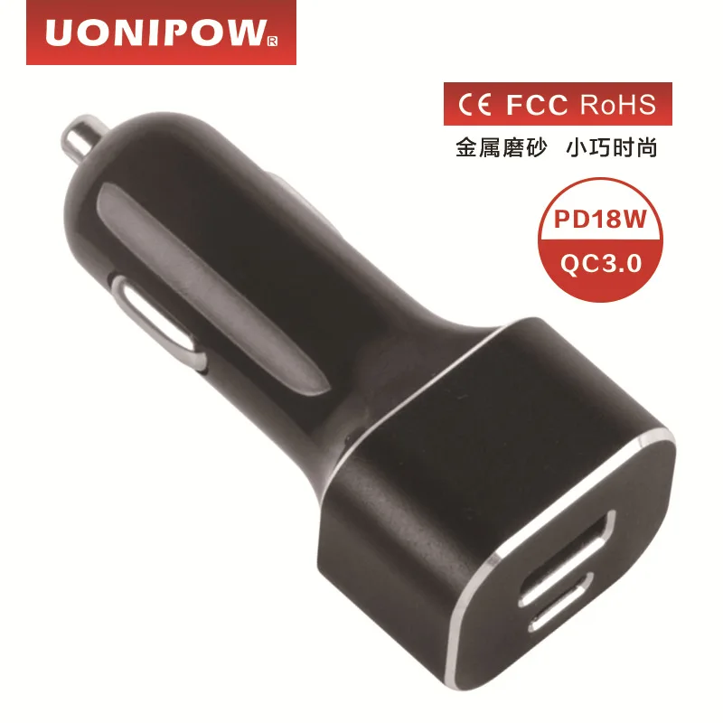 

PD + q c 3. 0 3.6-12va Dual-Port Fast-Type-C Support af c Agreement Car Charger USB CHARGER