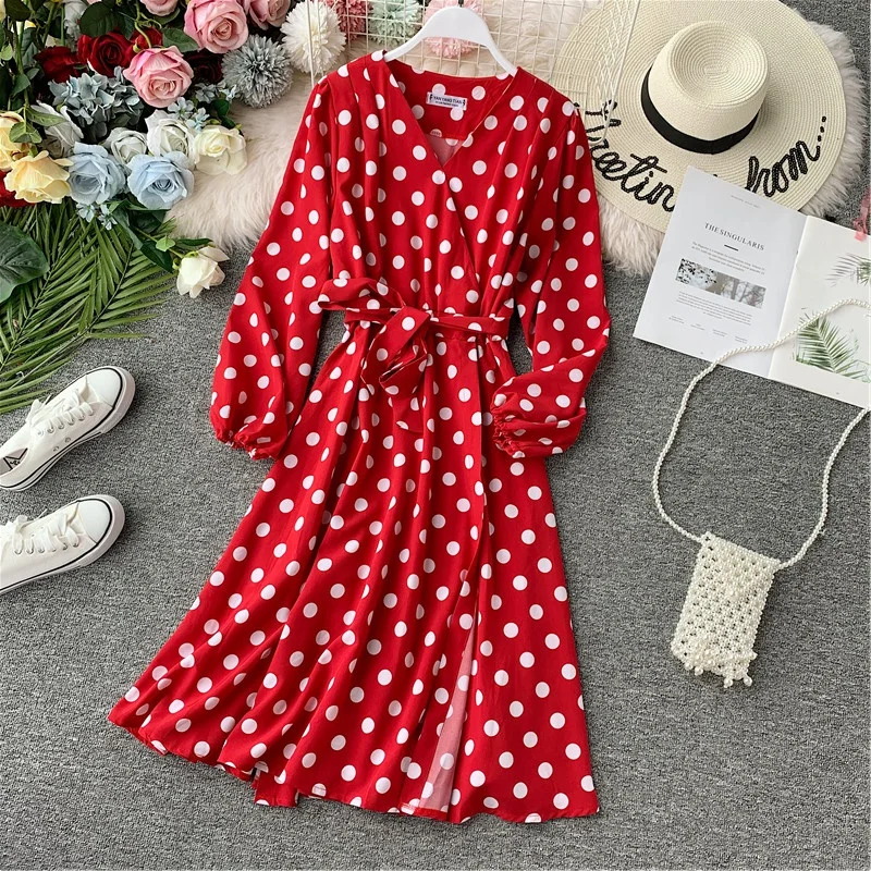 2019 Новый Осенний Boho Пляж Платье Женщины С Длинным Рукавом Тонкий V образным