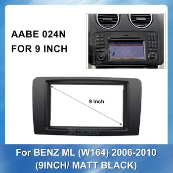 

Car Radio Fascias for BENZ ML W164 2006-2010 Dumb black Dashboard Installation Trim Kit Frame Stereo Panel Accessories