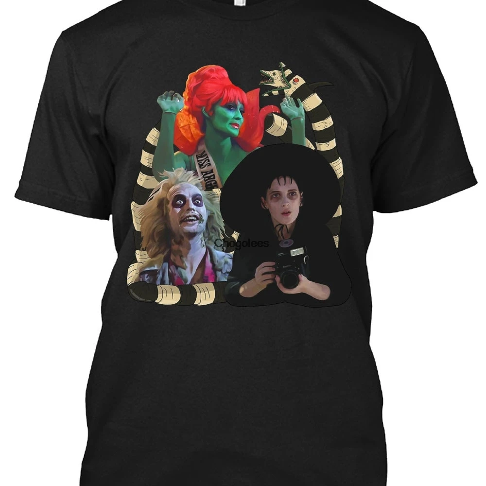 I wouldn't have had my little accident Beetlejuice Tim Burton Lydia Deetz T shirt |