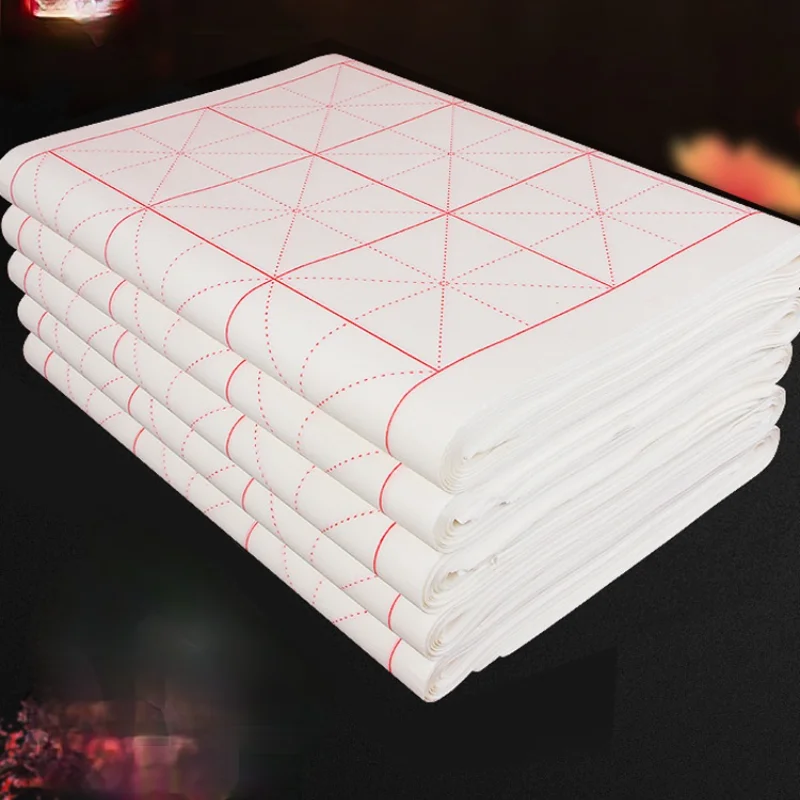 Rice paper chinese copybook Raw rice paper Brush calligraphy copybook handwriting practice Blank thickening Beginner Calligraphy