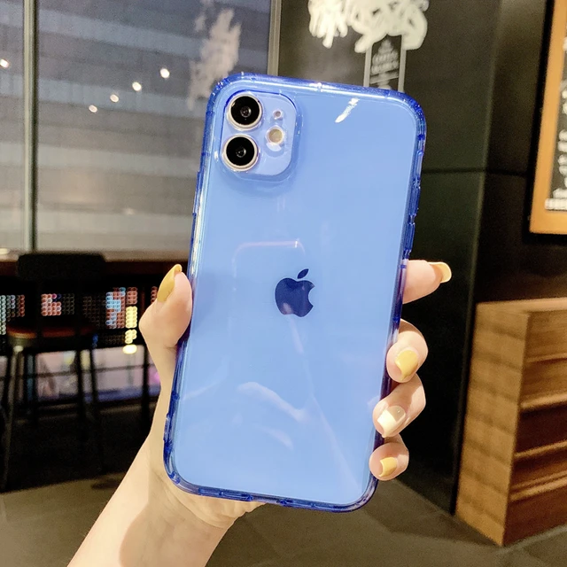 Slim Clear Silicone Bumper Frame For iphone 12 Pro Max Mini Xs X 7 8 SE2  Soft TPU Anti-Knock Protective Case - Price history & Review, AliExpress  Seller - WWWSeller Store