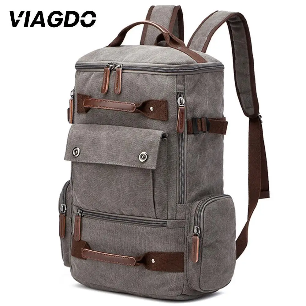 20-35L Multifunction Outdoor backpack canvas Computer Bag  Hiking Fishing Climbing Hunting ports Bags Storage shoulders bag