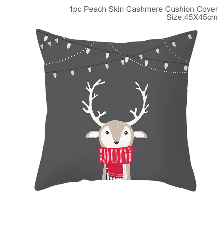 FRIGG Christmas Cushion Covers Christmas Pillowcase Merry Christmas Decor for Home Navidad Noel Happy New Year - Цвет: Pillowcase 84