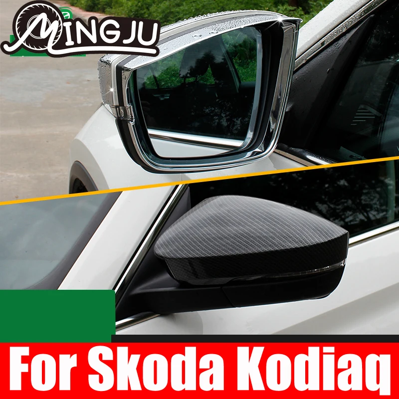 SKODA KODIAQ GT 2018 2019 2020 2021 ڵ Ÿϸ ABS ũ Ŀ ƼĿ ׼   ܰ Rearview ̷ Ŀ ƼĿ