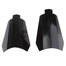 1Pair Motorcycle Hand Guards 7/3'' Handlebar Handguard Handle Protector Bike Brush Wind Guard Black