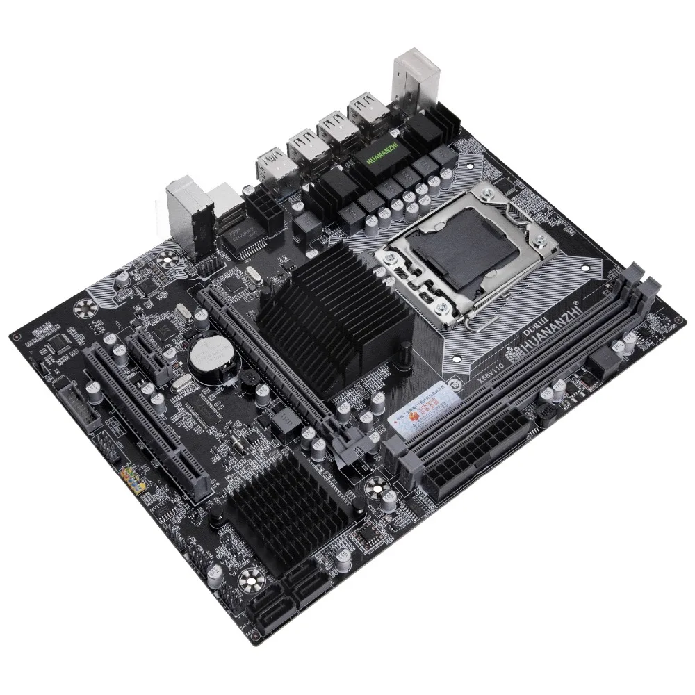 Отличная материнская плата HUANANZHI X58 комплект Intel Xeon X5675 с кулером оперативной памяти 8G(2*4G) видеокарта GTX1050Ti 4GD5 500W БП 1 ТБ HDD