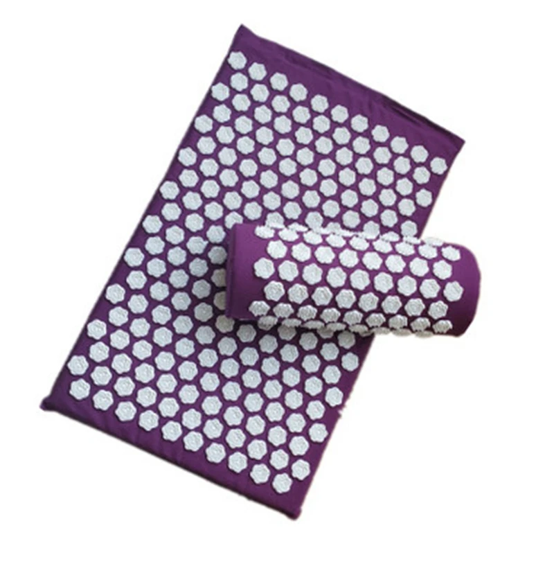 Massager Cushion Acupuncture Sets Relieve Stress Back Pain Acupressure MatPillow Massage Mat Rose Spike Massage and Relaxation (19)