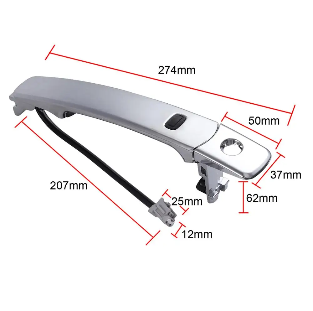 AUTOUTLET для 80640-CB01A Передняя Боковая ручка для входной двери для Nissan Мурано 2003-2007