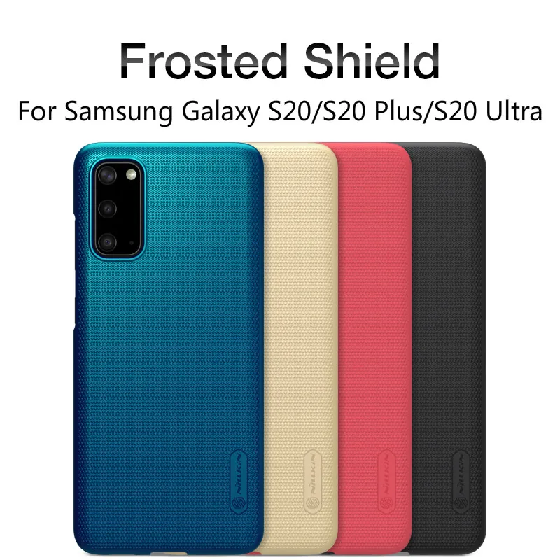 NILLKIN матовый PC жесткий чехол для телефона samsung Galaxy S20/S20 Plus/S20 Ultra с держателем |