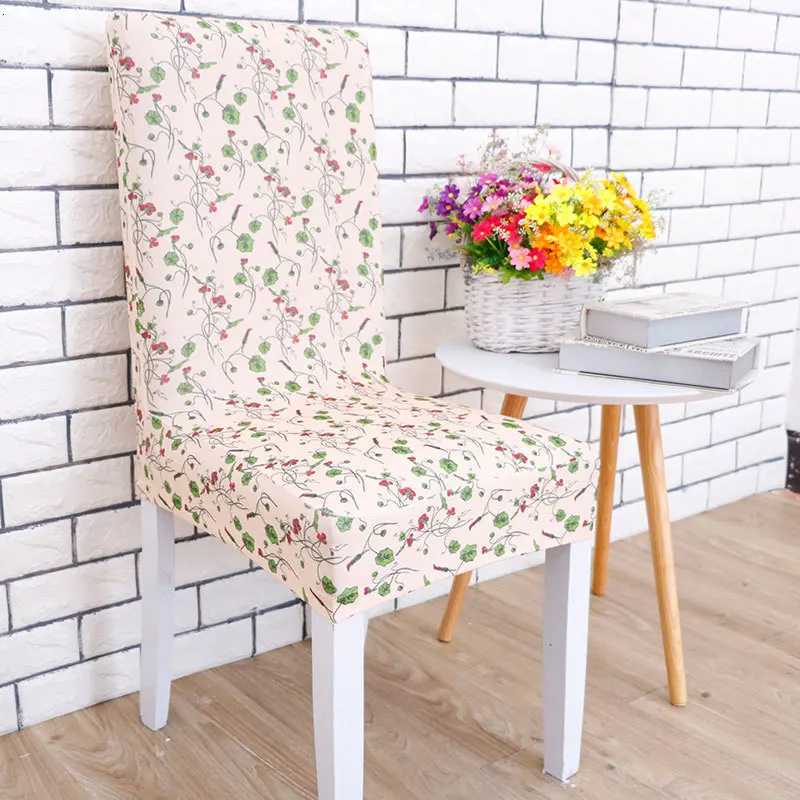 Printing Elastic Concise Seat Cover Office Chair Set Cover High Quality Hotel Seat Cover Chair Covers Spandex Dining Chair Cover
