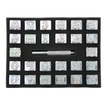 

26 Letters Alphabets Metal Sealing Wax Stamp Set Leather Craft Stamps Retro Wax Seals Post Decor Stamping Printing Leather Tool
