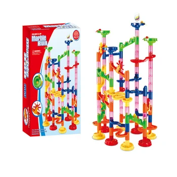 

105pcs DIY Construction Marble Race Run Maze Balls Track Building Blocks Children Gift For Baby Educational Toys