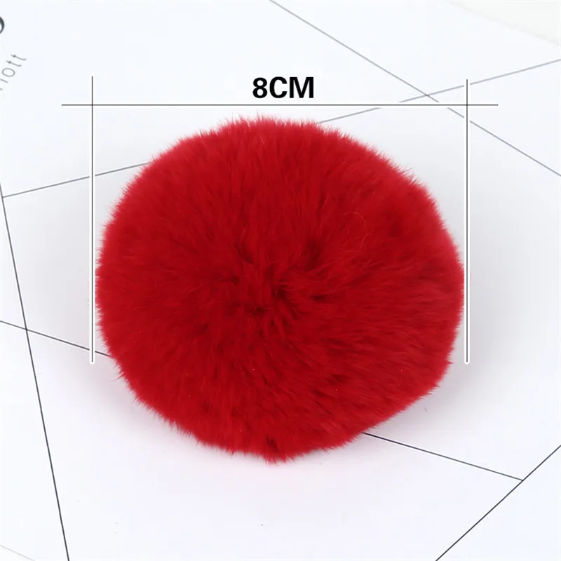 1 шт. Diy Помпон Мяч 8 см имитация кроличьего меха помпоны Рукоделие Шитье на