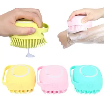 

Silicone Head Body Scalp Massage Brush Comb Shampoo Hair Washing Comb Shower Brush Bath Spa Slimming Massage Brush