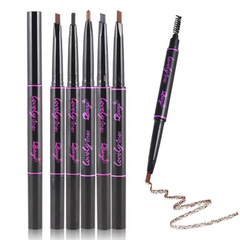 

Double Headed Automatic Eyebrow Pencil Makeup with Eyebrow Brush Rotating Waterproof Eyebrow Pencil Not Smudge Eyebrow Pencil