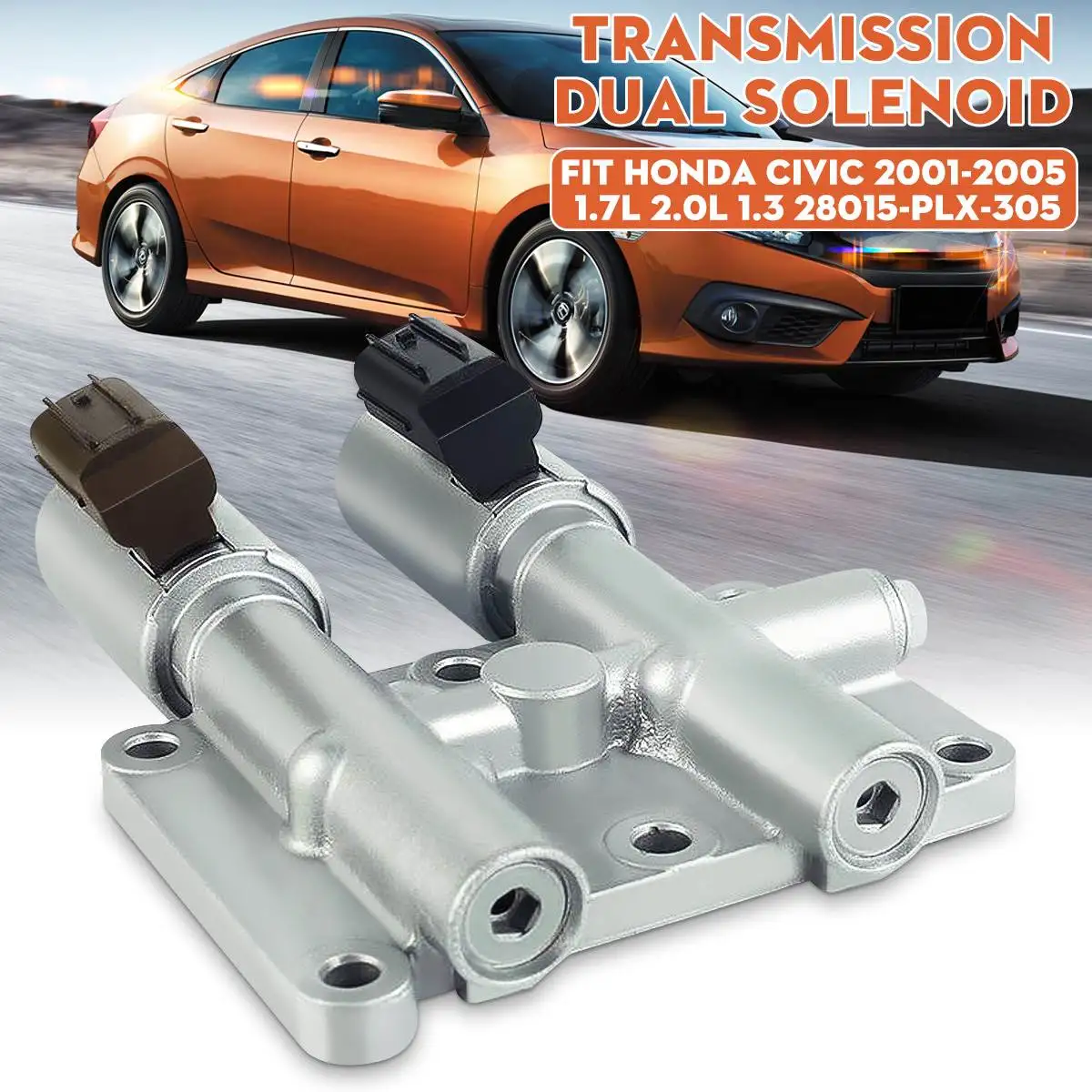 1.7L коробка передач двойной соленоид Подходит для Honda Civicc 2001-2005#28250-PLX-305 авто Замена автоматическая коробка передач и запчасти