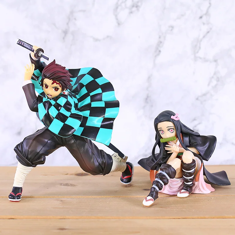 Фигурка из ПВХ убийца демонов игрушка no Yaiba Ichiban Kuji last one Kamado Tanjiro Nezuko Коллекционная